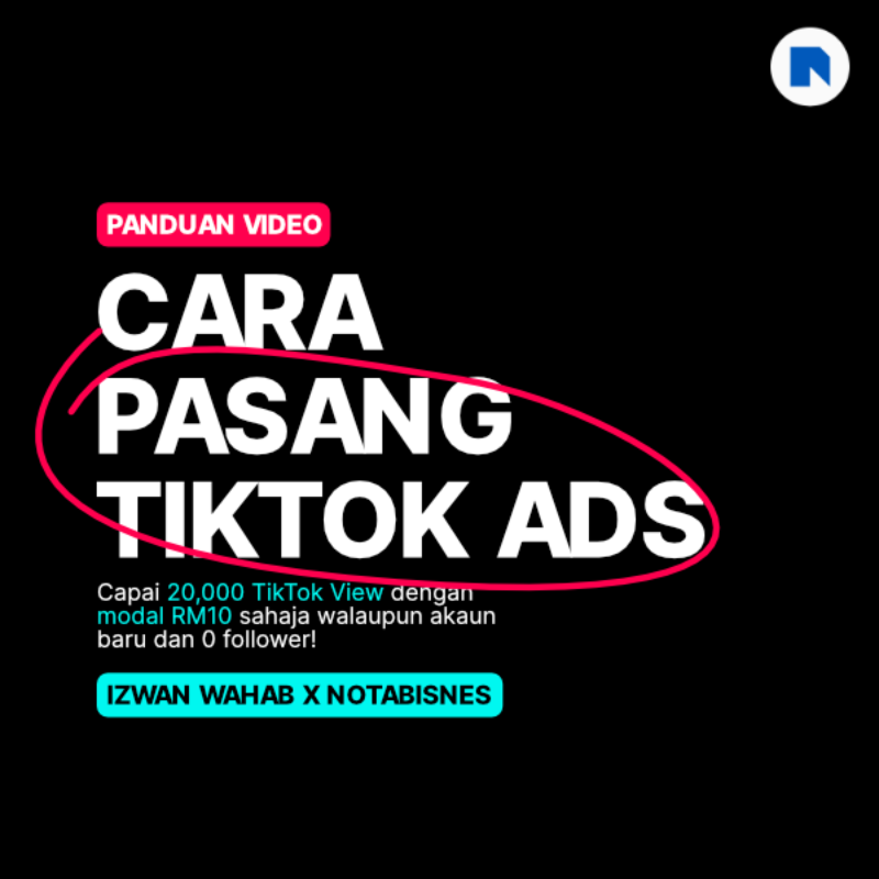 Panduan Video Cara Pasang TikTok Ads